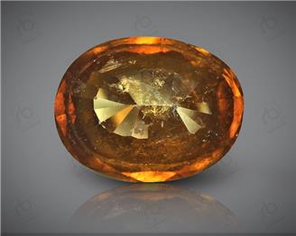 Natural Hessonite Garnet (Gomed) Certified 5.57 cts ( 1236 )